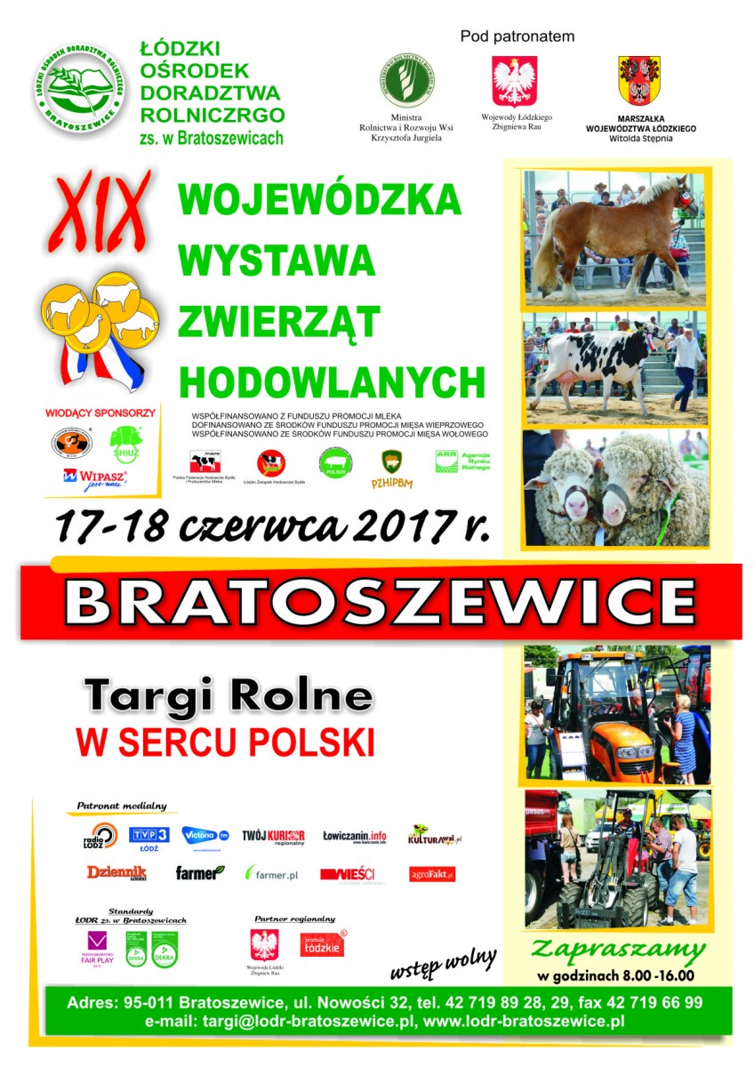 XIX Wystawa zwierząt hodowlanych i targi rolne " W Sercu Polski" 