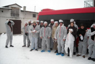 Zdjęcie przedstawia uczestników z Rawy Mazowieckiej w drugim dniu szkolenia (ujęcie z bokku)