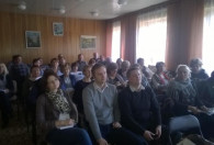 Uczestnicy podczas spotkania informacyjnego Bratoszewice - 03.11.2014 r.   