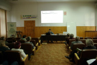 Zdjęcie przedstawia gr. 1  podczas wykładów -  Piotrków Trybunalski - 12.11.2014 r.